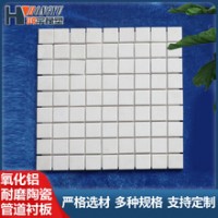 氧化铝陶瓷衬板耐酸碱高硬度抗冲击陶瓷板9295瓷绝缘耐磨陶瓷贴片